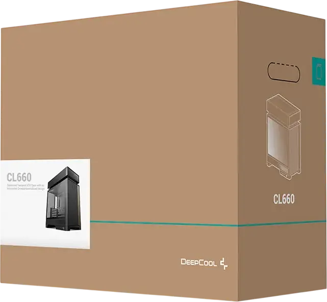 Корпус для ПК Deepcool CL660 Midi-Tower, Цвет: черный, закаленное стекло, сетчатая передняя панель, ATX/mATX/Mini-ITX, ARGB вентиляторы, USB Type-C, сталь и ABS