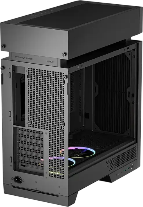 Корпус для ПК Deepcool CL660 Midi-Tower, Цвет: черный, закаленное стекло, сетчатая передняя панель, ATX/mATX/Mini-ITX, ARGB вентиляторы, USB Type-C, сталь и ABS