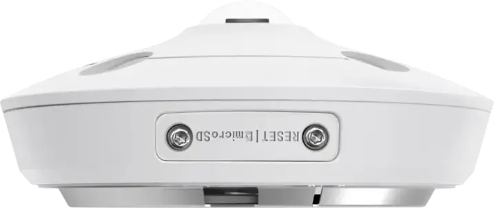 TP-Link VIGI InSight S655I 5MP IP Fisheye Network Camera, 360° Panoramic View, Two-Way Audio, H.265+, IK10 Vandal Resistant, microSD Slot, White