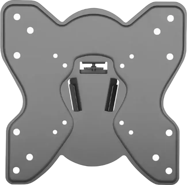 Gembird WM-42F-03 Fixed Wall Mount for 23-42 inch Screens, VESA 75x75 to 200x200mm, Max Load 25kg, Slim Steel Bracket, Black