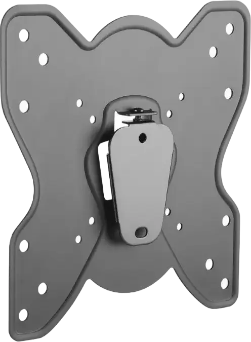 Gembird WM-42F-03 Fixed Wall Mount for 23-42 inch Screens, VESA 75x75 to 200x200mm, Max Load 25kg, Slim Steel Bracket, Black