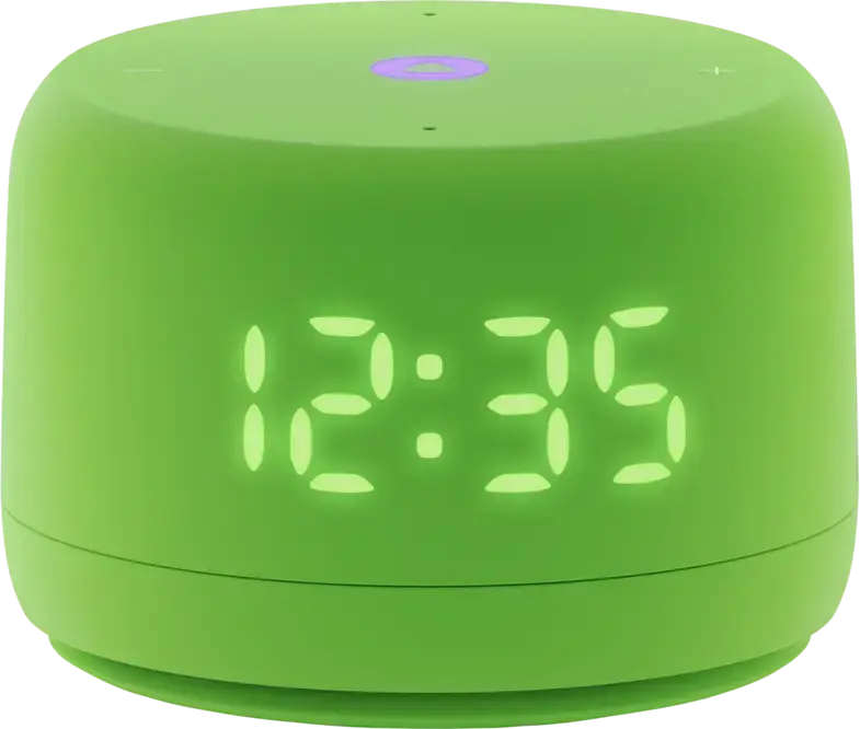 Boxa Inteligenta Yandex Station Lite 2 cu Asistent Vocal Alisa, Ecran LED Monocrom cu Ceas, Putere Audio 6W RMS, Wi-Fi Dual Band, Bluetooth, Verde
