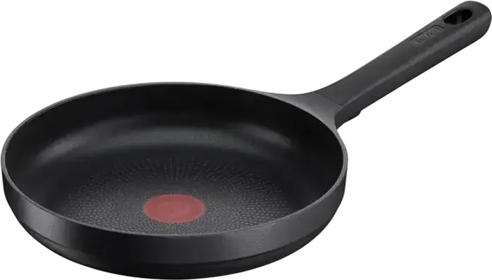 Tefal G6120444 Trattoria Pro Frying Pan, 24 cm, Cast Aluminium with Titanium 2X Non-Stick Coating, Thermo-Spot Heat Indicator, Induction Compatible, Black