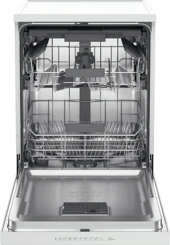 Hotpoint H7F HP33 Mașină de Spălat Vase Văzută, 15 Locuri, 3D Zone Wash, Program Igienizare, Clasa Energetică D, 7 Programe, Albă, 60x85x59 cm
