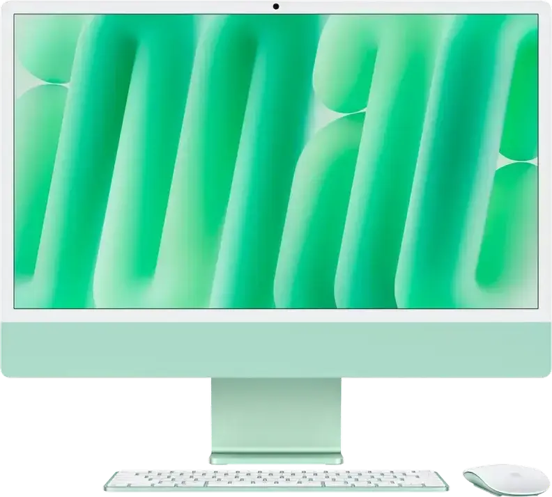 Computer All-in-One Apple iMac A3137, 24", M4 with 10-core CPU and 10-core GPU, 24GB/512GB, macOS Sequoia, Verde
