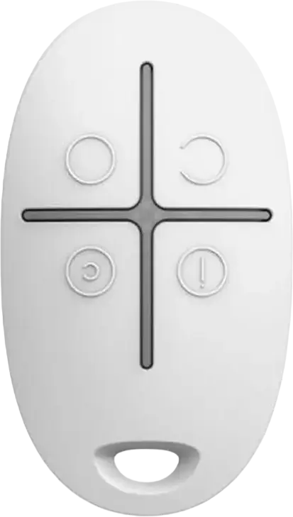 Ajax StarterKit Wireless Security System - Hub Jeweller, DoorProtect, MotionProtect, SpaceControl, Ethernet/GSM, White, Up to 100 Devices