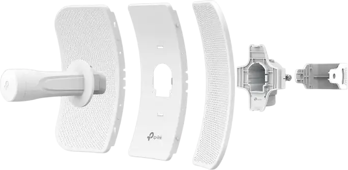 TP-Link CPE710 Outdoor CPE 5GHz AC867 Wireless Bridge, 23dBi High-Gain Directional Antenna, 2x2 MIMO, Gigabit PoE, IP65 Weatherproof, White