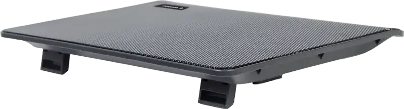 Suport de Răcire Activ Laptop Gembird NBS-2F15-05 pentru laptopuri până la 15.6 inch, 2 ventilatoare 125mm 1500 RPM, LED albastru, Metal și ABS, Negru