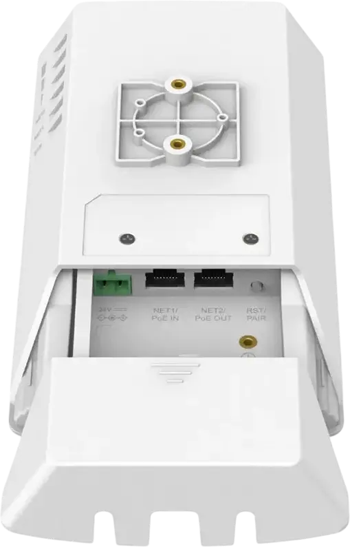 Grandstream GWN7302 Bridge Wireless Fix PtP/PtMP Wi-Fi 6, Dual-Band 2.4/5 GHz, 2x2 MIMO, Exterior IP66, 2x Gigabit Ethernet PoE In/Out, Raza pana la 5km