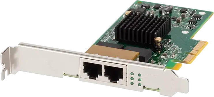 LR-Link LREC9712HF-2SFP Dual Port SFP Network Adapter, Intel I350-AM2 Chipset, PCIe 2.1 x4 Gigabit NIC, Link Aggregation & Virtualization Support