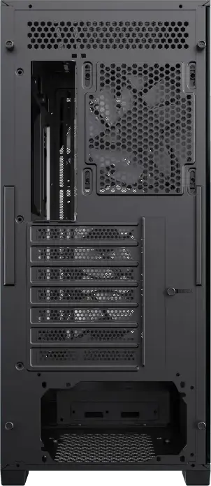 Gamemax Siege Midi-Tower Gaming Case, E-ATX/ATX/M-ATX/ITX, 4x 120mm ARGB Fans, Tempered Glass Side Panel, Mesh Front, Black, Support 360mm Radiator