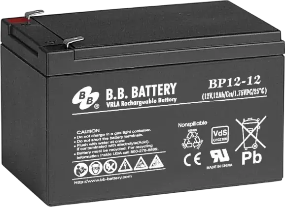 Baterie UPS B.B. BP12-12, 12V 12