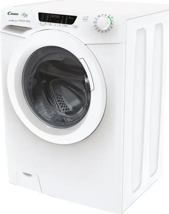 Candy HE 1284TWM6/1-S Ultra Hygiene Front-Loading Washing Machine, 8kg, 1200 rpm, Energy Class A, Inverter BPM Motor, hOn Wi-Fi, Hygiene-Pro, White