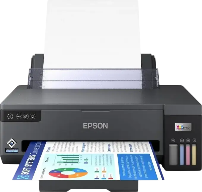 Epson EcoTank L11050 A3+ 4-Colour Inkjet Printer, PrecisionCore Heat-Free Printhead, Wi-Fi, Wi-Fi Direct, USB, 4800 x 1200 dpi, High Yield Dye Ink