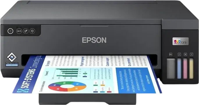 Epson EcoTank L11050 A3+ 4-Colour Inkjet Printer, PrecisionCore Heat-Free Printhead, Wi-Fi, Wi-Fi Direct, USB, 4800 x 1200 dpi, High Yield Dye Ink
