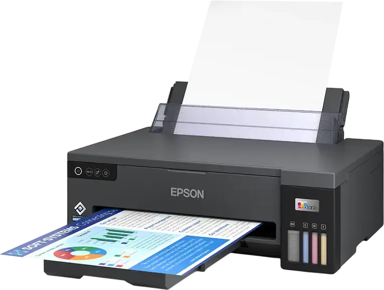 Epson EcoTank L11050 A3+ 4-Colour Inkjet Printer, PrecisionCore Heat-Free Printhead, Wi-Fi, Wi-Fi Direct, USB, 4800 x 1200 dpi, High Yield Dye Ink