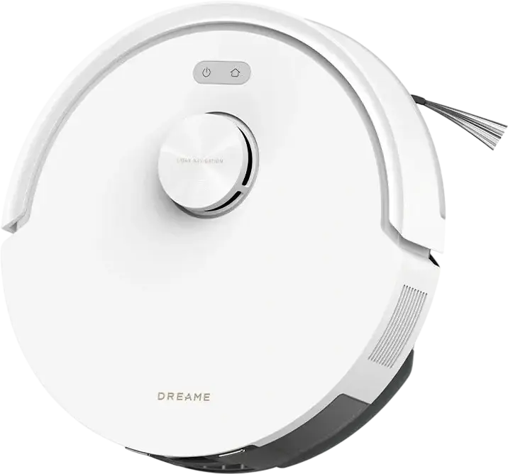 Робот-пылесос Dreame F20 Plus RLF41GD-WH с базой самоочистки, мощность всасывания 20 000 Па, влажная и сухая уборка, лазерная навигация LDS, HEPA-фильтр