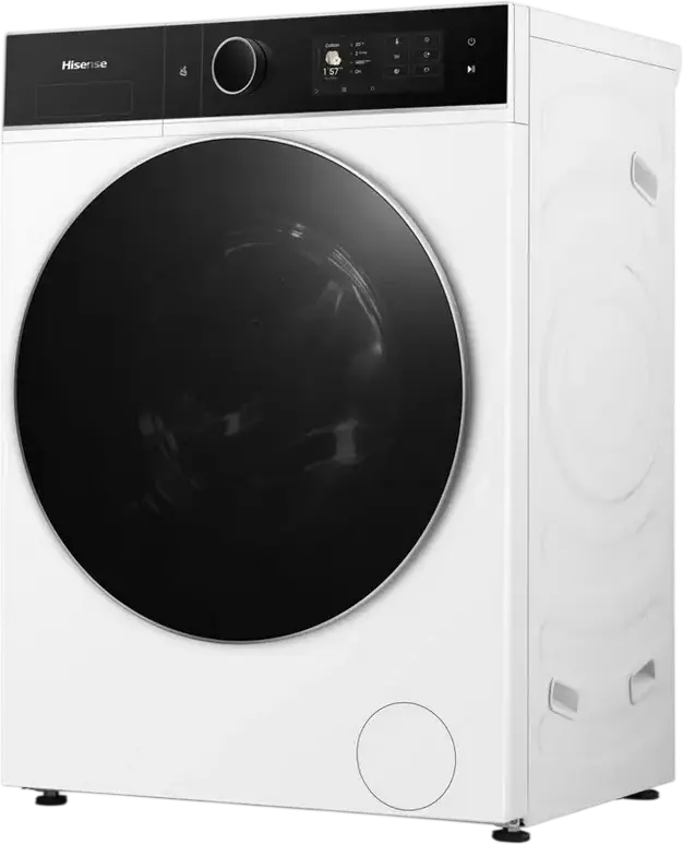 Стирально-сушильная машина Hisense WD5I1245BWRH 5i KitchenFit, 12кг стирка/8кг сушка, 1400об/мин, Инверторный двигатель, Класс A, AutoDose, WiFi, Белый
