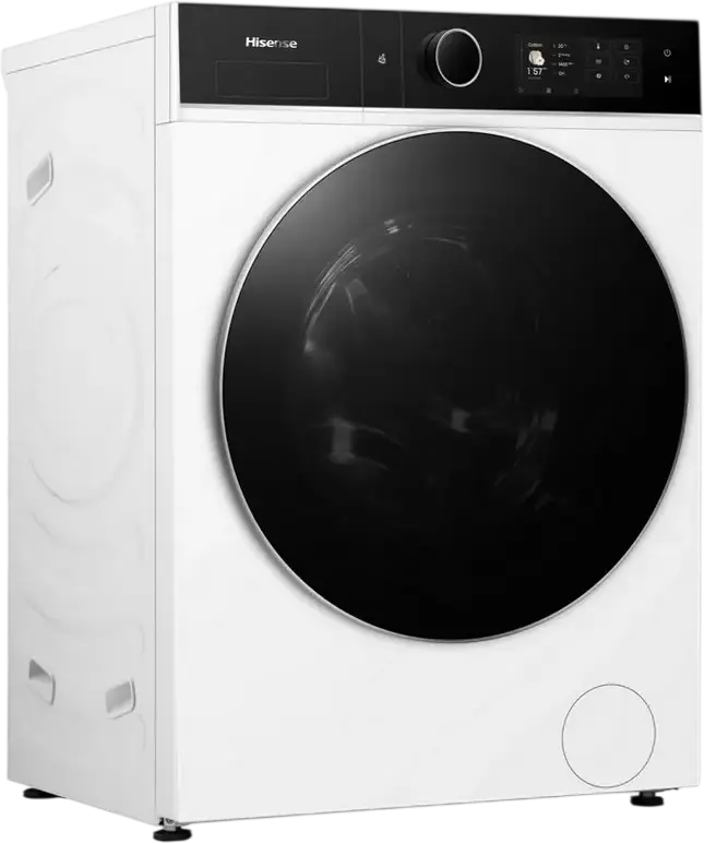 Стирально-сушильная машина Hisense WD5I1245BWRH 5i KitchenFit, 12кг стирка/8кг сушка, 1400об/мин, Инверторный двигатель, Класс A, AutoDose, WiFi, Белый