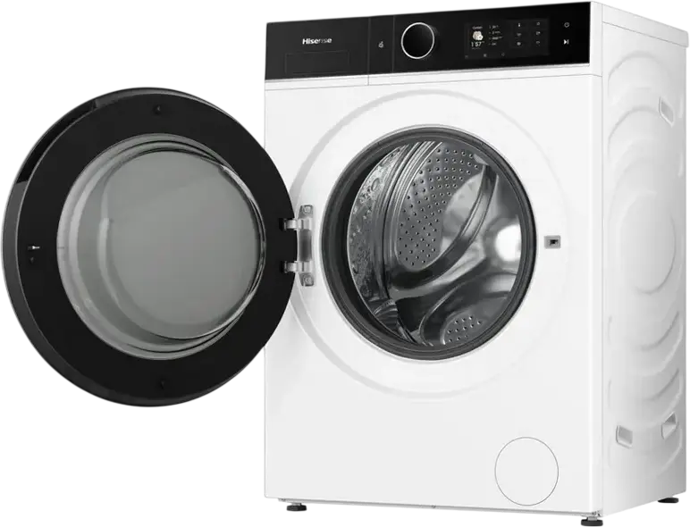 Стирально-сушильная машина Hisense WD5I1245BWRH 5i KitchenFit, 12кг стирка/8кг сушка, 1400об/мин, Инверторный двигатель, Класс A, AutoDose, WiFi, Белый