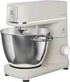 Electrolux E6KM1-4OWT Assistent 700 Planetary Mixer, 1200W, 6L & 4L Stainless Steel Bowls, 10 Speeds, LED Light, PerfectRiseLid, White