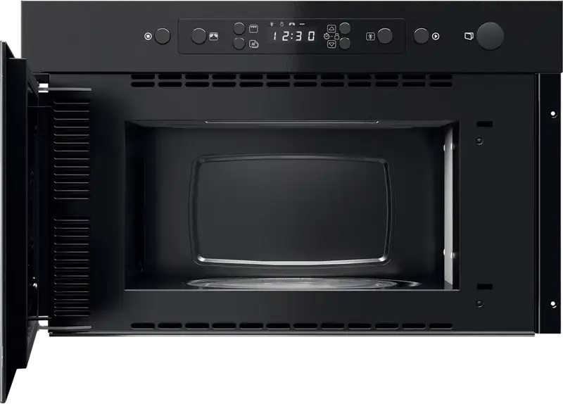 Whirlpool MBNA920B Built-in Microwave with Grill, 32L Capacity, 750W Microwave, 700W Quartz Grill, Electronic Control, Black