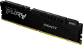 Memorie RAM Kingston FURY Beast DDR5 32GB (1x32GB) 6000MHz CL36 KF560C36BBE2K2-32, Intel XMP 3.0, AMD EXPO, Radiator Aluminiu Low-Profile, Negru