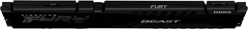 Memorie RAM Kingston FURY Beast DDR5 32GB (1x32GB) 6000MHz CL36 KF560C36BBE2K2-32, Intel XMP 3.0, AMD EXPO, Radiator Aluminiu Low-Profile, Negru