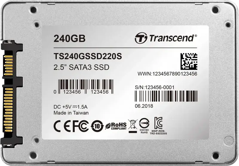 Unitate SSD Transcend SSD220S, 240GB, TS240GSSD220S