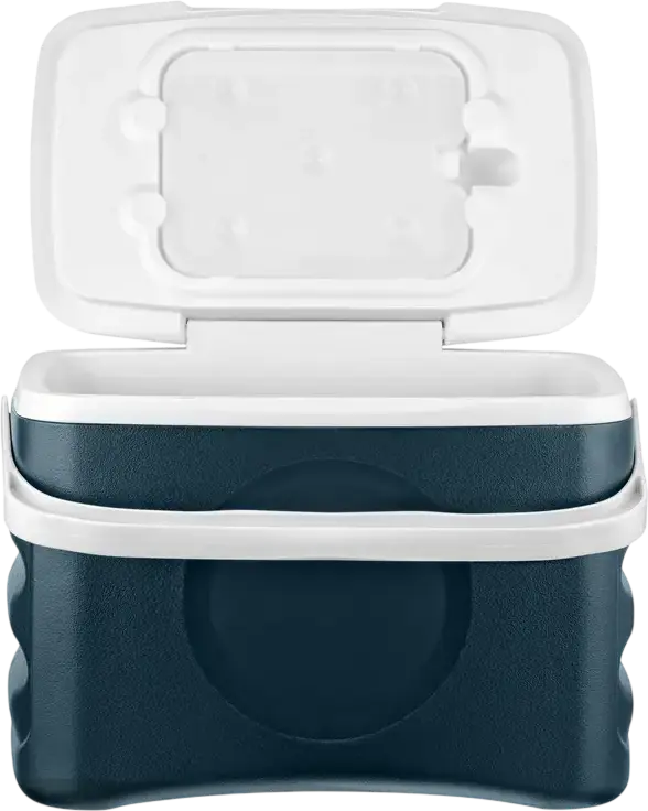 Ardesto CB-21B Travel Cooler Box 21L, Blue Thermal Refrigerator with PU Insulation, Durable Plastic Body, Ergonomic Handle and Cold Accumulator