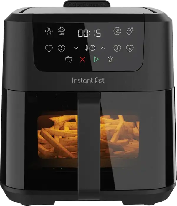 Friteuză cu aer cald Instant Pot Vortex Compact, Negru
