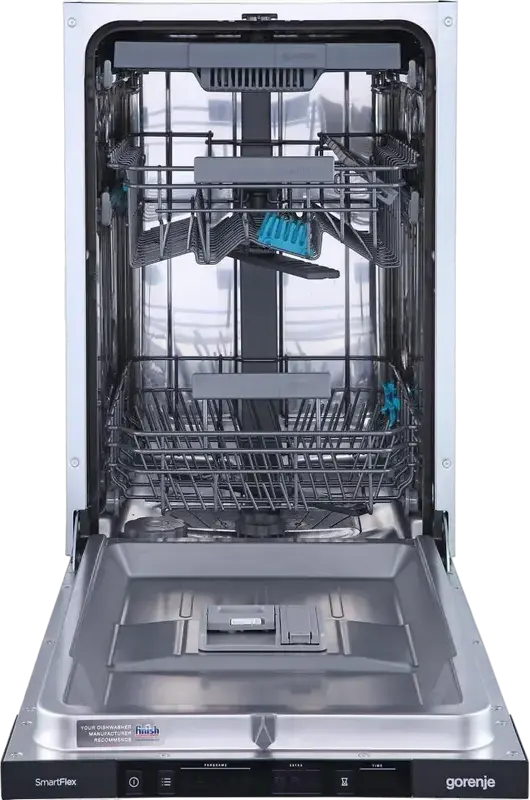 Gorenje GV 561D10 Built-in Slimline Dishwasher, 45cm, 11 Place Settings, 5 Programs, Inverter Motor, AquaStop, White