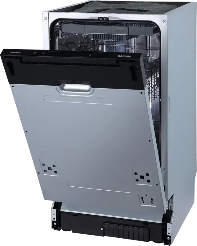 Gorenje GV 561D10 Built-in Slimline Dishwasher, 45cm, 11 Place Settings, 5 Programs, Inverter Motor, AquaStop, White