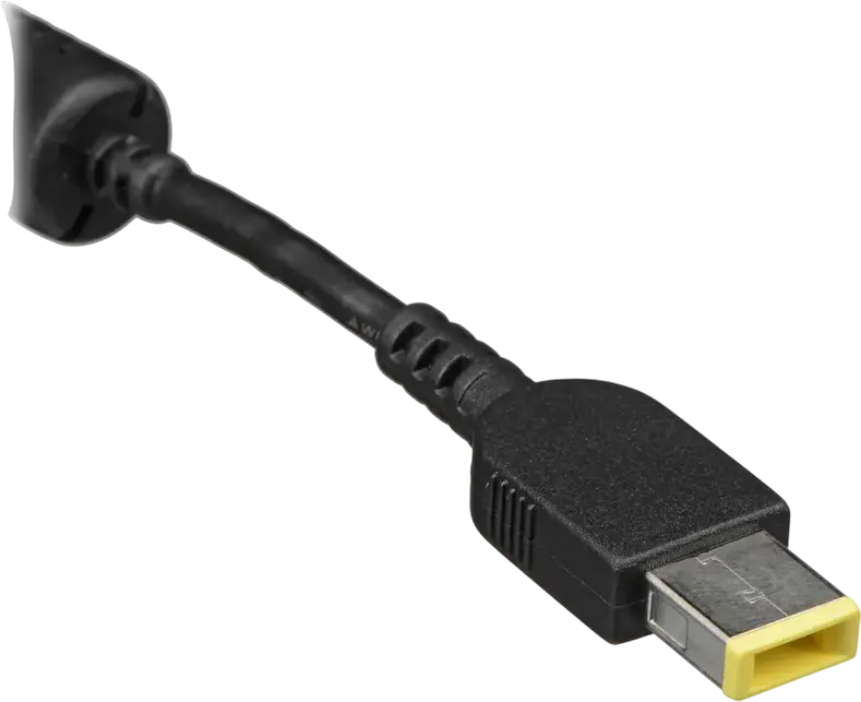 Lenovo 90W AC Adapter Power Supply, Slim Tip Rectangular Connector, 100-240V Input, Black Plastic Charger for Compatible Lenovo Laptops