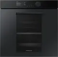 Samsung NV75T9979CD Built-in Electric Oven, 75L, Dual Cook Steam, Pyrolytic Cleaning, Bio Ceramic Enamel, A+ Energy Class, SmartThings, Black