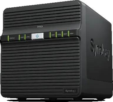 Stocare atașată la rețea SYNOLOGY DS423, Negru