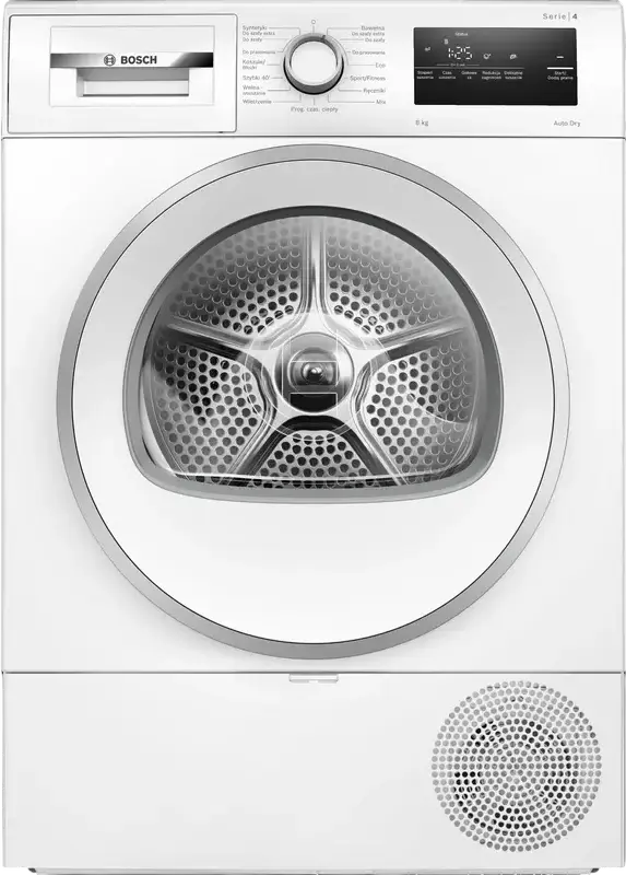 Uscător de rufe Bosch WTH85V9SPL, 8kg, Alb