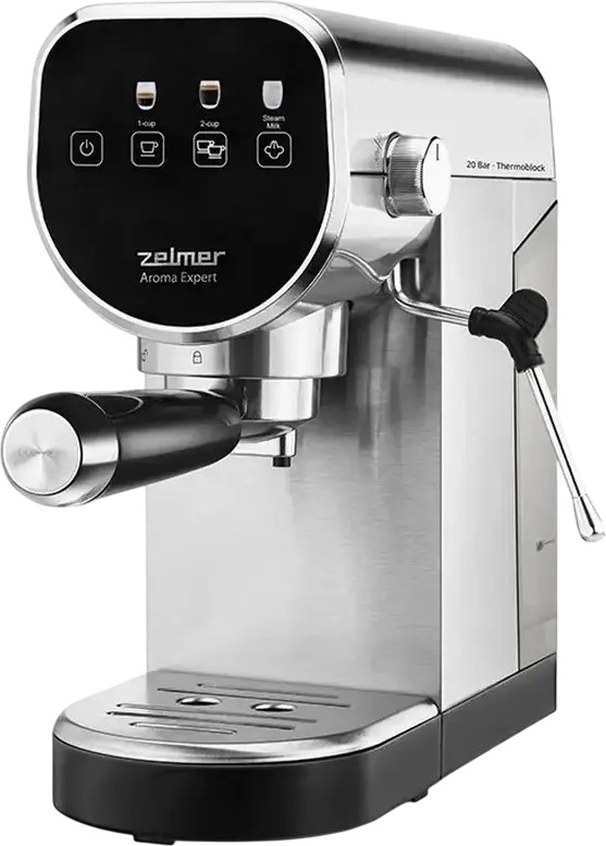 Cafetiera manuala Zelmer ZCM7300, 1360W, Oțel inoxidabil