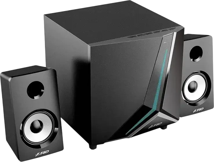 Sistem audio 2.1 CH F&D F670X, Negru