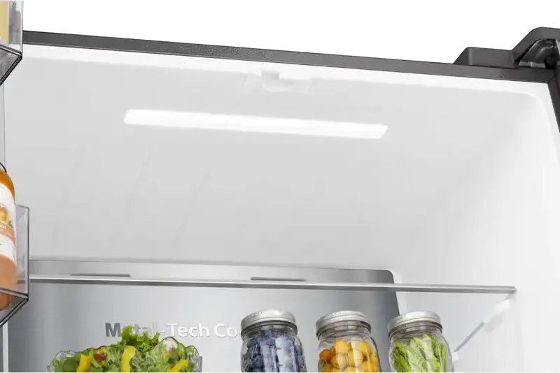 Hisense RQ5P470SALE 4-Door Side-by-Side Refrigerator, No Frost, 483L Net Volume, Wi-Fi Connectivity, LED Display, Black, 178.5x79.4x69.8 cm
