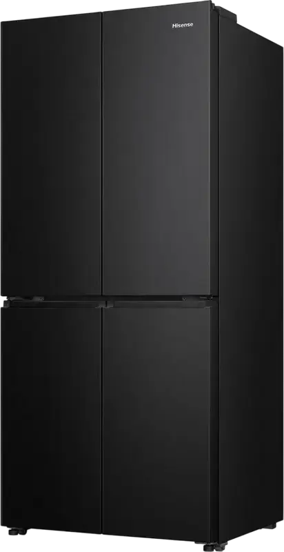 Hisense RQ5P470SALE 4-Door Side-by-Side Refrigerator, No Frost, 483L Net Volume, Wi-Fi Connectivity, LED Display, Black, 178.5x79.4x69.8 cm
