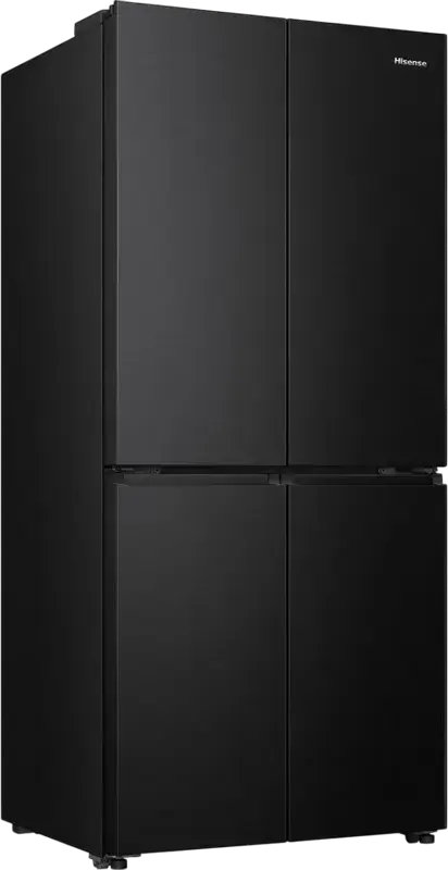 Hisense RQ5P470SALE 4-Door Side-by-Side Refrigerator, No Frost, 483L Net Volume, Wi-Fi Connectivity, LED Display, Black, 178.5x79.4x69.8 cm