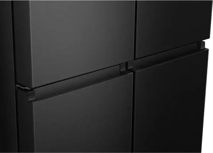 Hisense RQ5P470SALE 4-Door Side-by-Side Refrigerator, No Frost, 483L Net Volume, Wi-Fi Connectivity, LED Display, Black, 178.5x79.4x69.8 cm