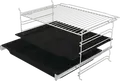 Cuptor Electric Incorporabil Gorenje BOSB 6737 E06X, 77L, Clasa A, 12 Moduri de Incalzire, AirFry, Curatare cu Abur AquaClean, Inox, Negru