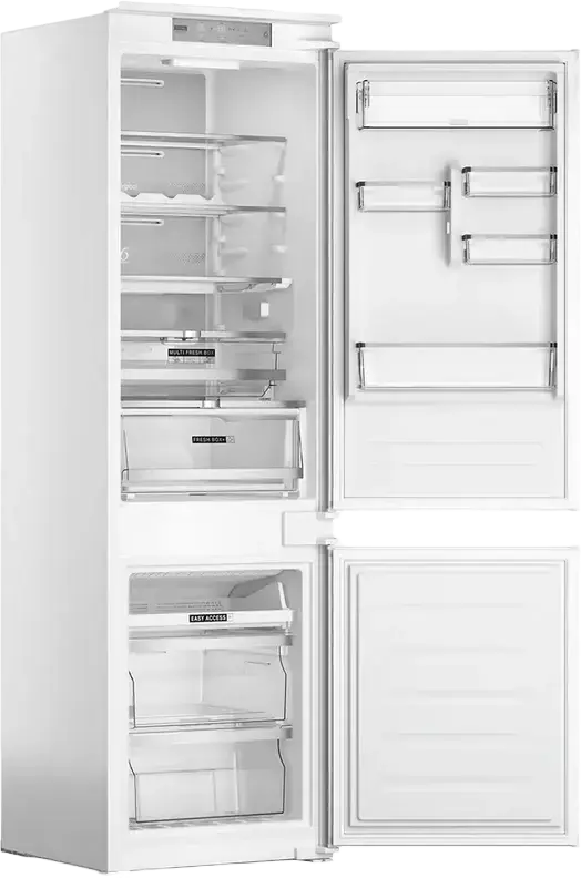 Whirlpool WHC18 T573 Built-in Fridge-Freezer Combination, 250L, 6th Sense, Metal Fresh, No Frost, Inverter Compressor, White, 177 cm