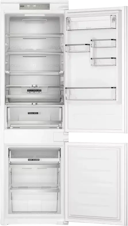 Whirlpool WHC18 T573 Built-in Fridge-Freezer Combination, 250L, 6th Sense, Metal Fresh, No Frost, Inverter Compressor, White, 177 cm