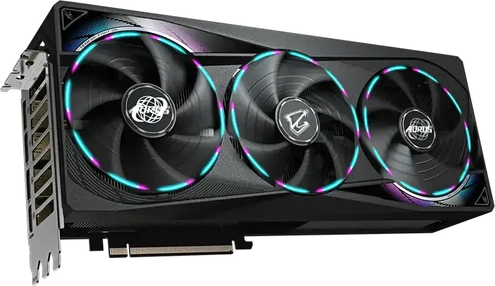Видеокарта Gigabyte AORUS GeForce RTX 5070 MASTER 12GB GDDR7, архитектура Blackwell, 3 вентилятора, RGB, PCI-E 5.0, GV-N5070AORUS M-12GD