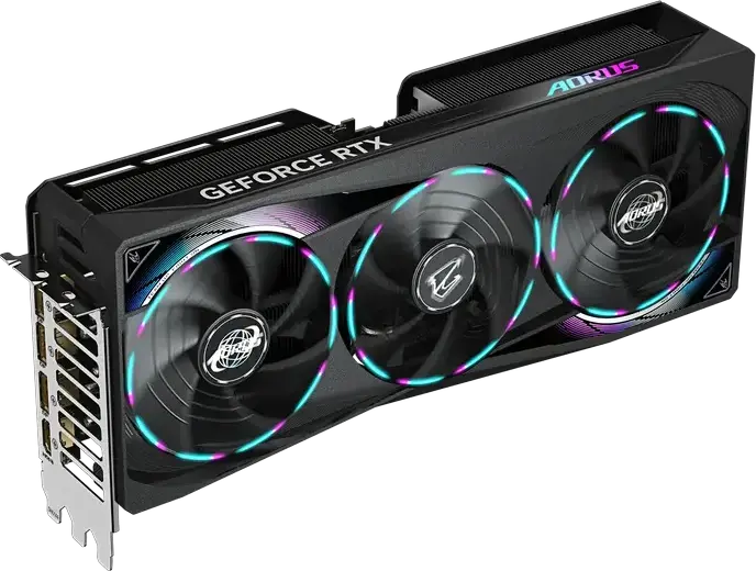 Видеокарта Gigabyte AORUS GeForce RTX 5070 MASTER 12GB GDDR7, архитектура Blackwell, 3 вентилятора, RGB, PCI-E 5.0, GV-N5070AORUS M-12GD