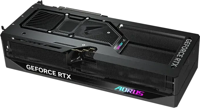 Видеокарта Gigabyte AORUS GeForce RTX 5070 MASTER 12GB GDDR7, архитектура Blackwell, 3 вентилятора, RGB, PCI-E 5.0, GV-N5070AORUS M-12GD