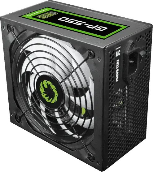 Sursa Alimentatie Gamemax GP-550, 550W, 80 Plus Bronze, ATX, Non-Modulare, PFC Active, Ventilator Silent 140mm, Protectii OVP UVP OTP OCP OLP OPP SCP